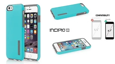 £9.95 • Buy NEW INCIPIO DUALPRO Blue HARD SHELL CASE COVER FOR 4.7  IPHONE 6 IPH-1179-BLUGRY