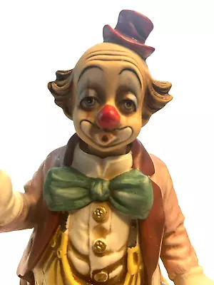 Melody In Motion Clown Figurine Battery Operated Whistles While His Head Moves • $15.98