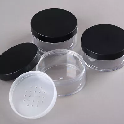 Refillable Loose Powder Jar W/ Sifter Empty Cosmetic Container Makeup Tool X1 • $3.34