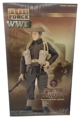 BBI Elite Force WWII 1:6 2nd Commando Unit Pvt Robert James Action Figure Boxed • £150