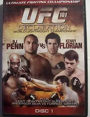 UFC 101 Declaration Disc 1 - DVD - VERY GOOD • $9.73