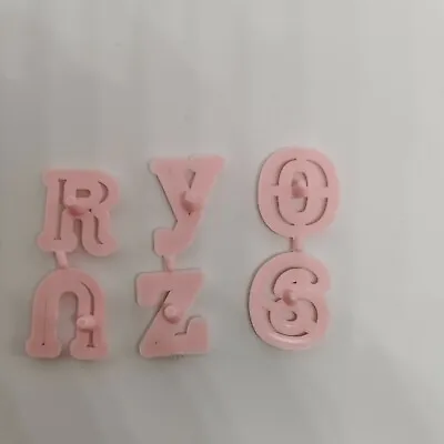 Sugar Craft Letters And Numbers Cutters • £4