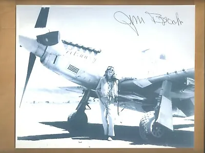 James  Jim  Brooks WW2 P-51 Ace Pilot (13 Kills) Autographed 8x10 Picture  • $43.96