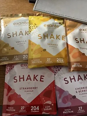 £16.99 • Buy Exante Low Sugar Variety Meal Replacement Shake X 10. ** NEW **