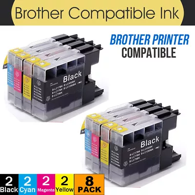$10.34 • Buy 8x INK Cartridge LC 17/77/79 For Brother DCP MFC J220 J410 Printer AU POST