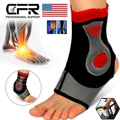 Ankle Brace For Plantar Fasciitis Support MMA Sprain Tendonitis Heel Pain Relief • $17.19