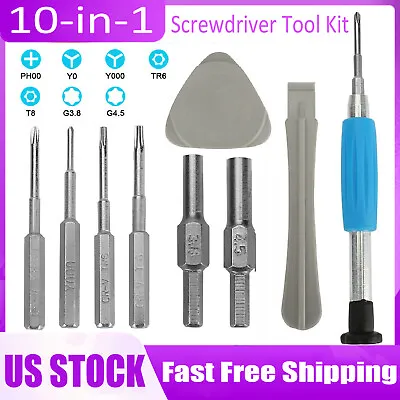 10-in-1 For Nintendo Switch N64 NES SNES Wii Triwing Screwdriver Repair Tool Kit • $7.09