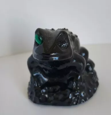 Frog Vintage Figurine Crafted From Pennsylvania Hard Coal 2.5 Inches High • $4.99