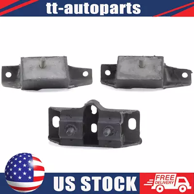 3X  Motor & Transmission Mount Kit For Mustang 289 Engine 64-66 Before 3/1966 TT • $63.52