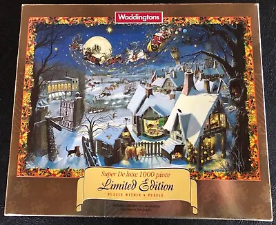 Waddingtons The Twelve Days Of Christmas 1st Edition Jigsaw Puzzle 1000 Pc 1994 • $14.99