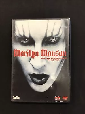 Marilyn Manson - Guns God And Government World Tour DVD W/Insert 2002 • $11.95