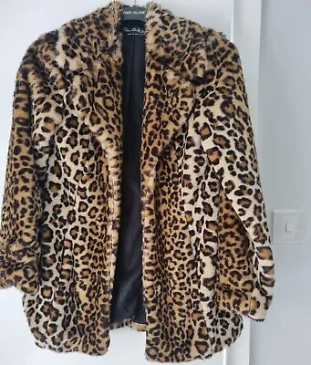 Miss Selfridge Leopard Print Coat Size Small Brand New • £25