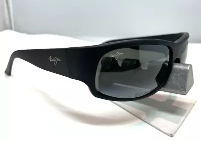 Maui Jim Longboard Mj 222-2m Matte Black Grey Polarized Sunglasses New 9.9 • $160
