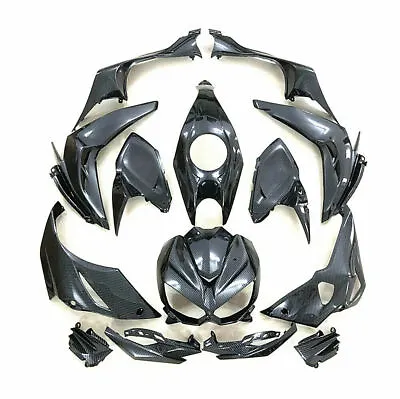 15Pcs Arbon Fiber Injection BodyWork Fairing Cowl For Kawasaki 2014-2016 Z1000 • $157.49