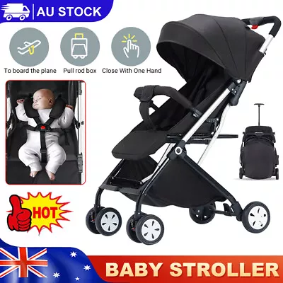 Baby Stroller Infant Travel Pram Kids Toddler Pushchair Folding Trolley Plane • $129.95