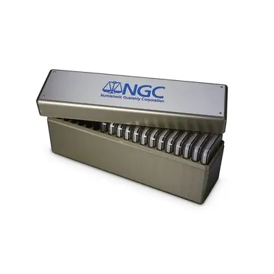 NGC Standard Coin Holder - Silver - Display Box • £13.99