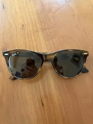 Ray Ban Sunglasses WAYFARER II CLASSIC Havana Polarized • $90