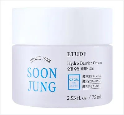 Etude House Soon Jung Hydro Barrier Cream 75ml • $17.99