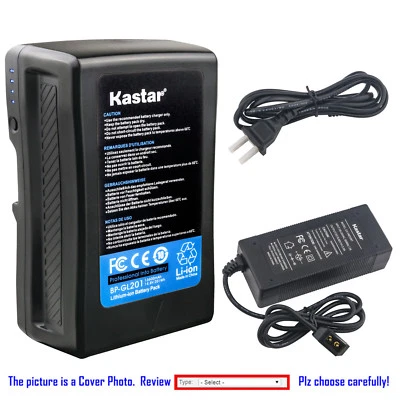 $145.99 • Buy Kastar Battery + Charger For Sony V Mount V Lock Battery Sony PMW-F5 Camcorder
