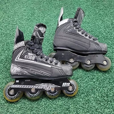 Mission Axiom A3 Inline Roller Hockey Skates Youth Size Y13E- Shoe Size 1 US • $44.95