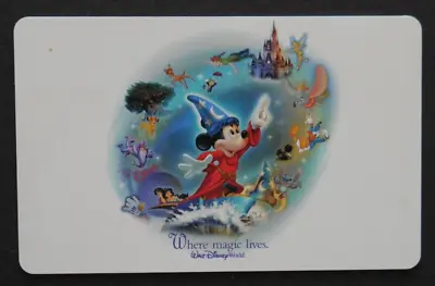 Disneyworld Vintage Arcade Plastic Debit Card Where The Magic Lives (no Value) • £1.50