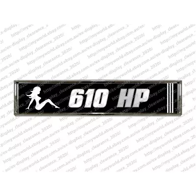 #5130 Chrome Badge To Suit-kenworth-610-hp Custom Truck Emblem • $37