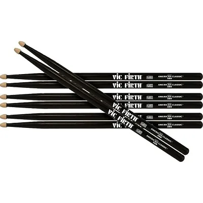 Vic Firth Buy 3 Pairs Of Black Drumsticks Get 1 Free 5B • $44.97