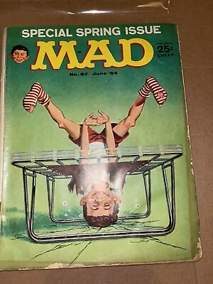 Mad Magazine #87 June 1964 Detached BARGAIN Shipping Included • $8.90