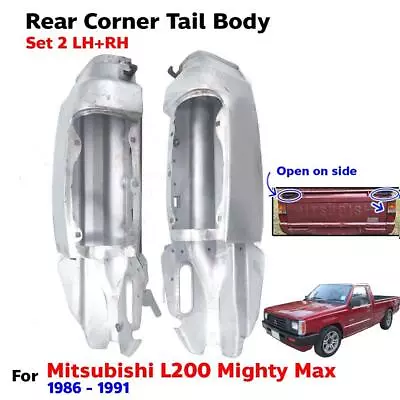 Rear Corner Tail Body Cover Fits Mitsubishi L200 Mighty Max Pickup 1986-91 Set 2 • $296