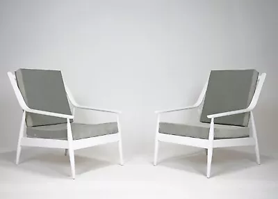 Pair Of Scandart Mid Century Armchairs • £395