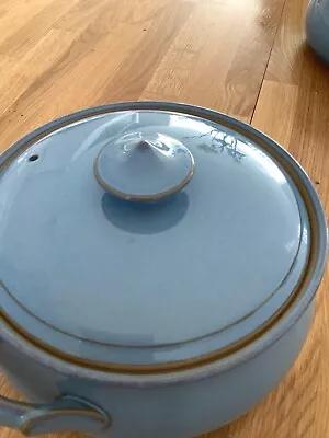 £19.50 • Buy DENBY Colonial Blue Casserole Dish With Lid