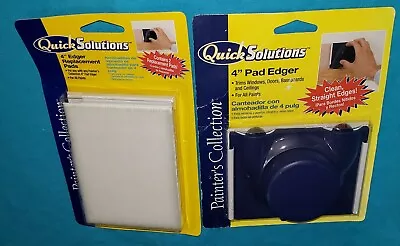 $16.91 • Buy Quick Solutions 4  Paint Pad Edger & 2 Replacement Pads Great For Trim NEW SEALD
