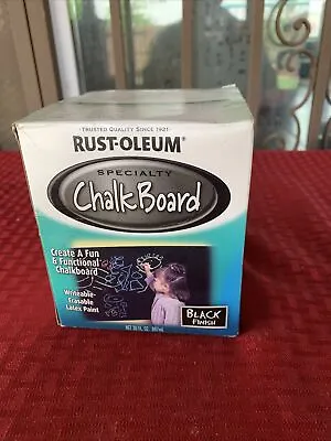 Rust-Oleum 206540 Chalkboard Brush-On BLACK Finish 30oz • $29.99