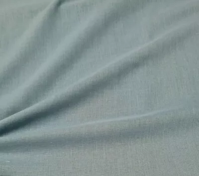 £4.99 • Buy  Wool Blend Fabric  Pastel Blue Colour - Sold By The Metre