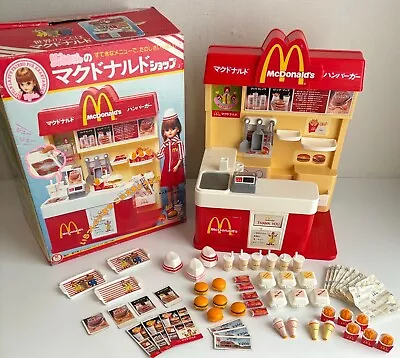 Vintage TAKARA  Licca Chan  Rika Chan McDonald’s Shop Japan • $160