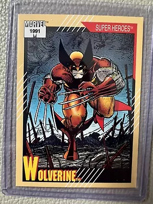 Marvel Card 1991 Super Heroes Wolverine #50 • $300