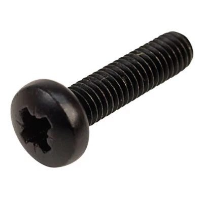 £1.70 • Buy Affix Black Pozi Pan Head Machine Screws M3 12mm - Pack Of 100