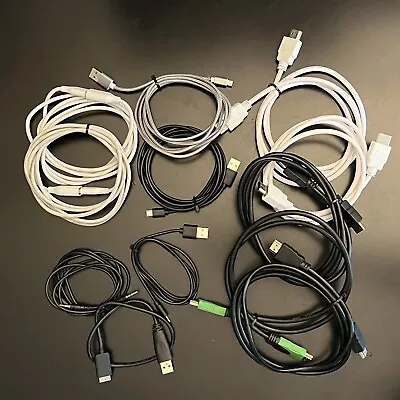 CABLES Lot HDMI Ethernet Audio Micro-USB USB-A Extension USB-C • $19.97