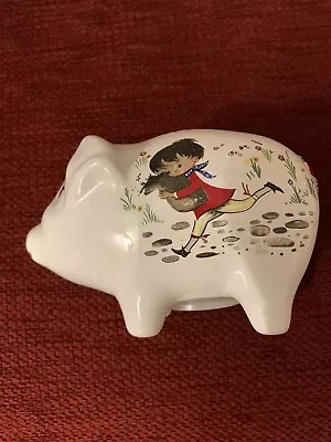 Piggy Bank Saving Coin Money Box - Named For Iris - Special Little Pig Preloved • £3.75