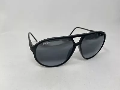 Maui Jim Mj 170 Matte Black W/ Gray Double Gradient Lens Polarized Glass R211 • $150