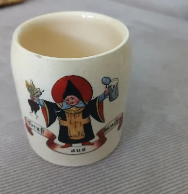 Grub Aus Munchen Greetings From Munchen  German Beer Mug .25 Liter 3 3/4  Tall • $12