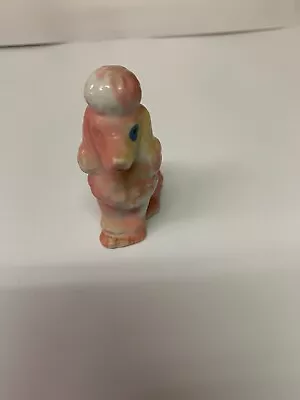 Vintage Mid Century Pink Poodle Figurine • $10