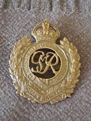 £18 • Buy WW2 Royal Engineers Officers Service Dress OSD Bladed Bronze Cap Badge George VI