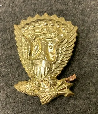 Civil War U.S. Hardee Hat  Jeff Davis   Eagle - Brass Hat Insignia - NEW • $8.99