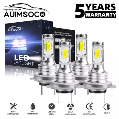 H7 H7 LED Headlight Super Bright Bulbs Kit 8000K White 330000LM High Low Beam • $29.99