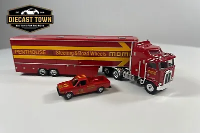 1/87 (HO) KENWORTH K100 Aerodyne TRANSPORTER  MOMO  W/VW Caddy BREKINA BRE85735 • $49.95