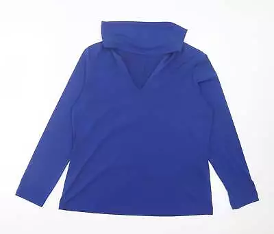 Avalon Womens Blue Polyester Basic T-Shirt Size 14 Halter • £3.75