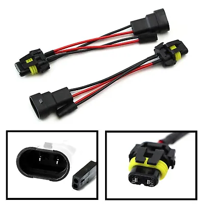 9006 To Bi-Xenon Solenoid Magnetic Adapter Splitter Wires For Projector Retrofit • $14.39