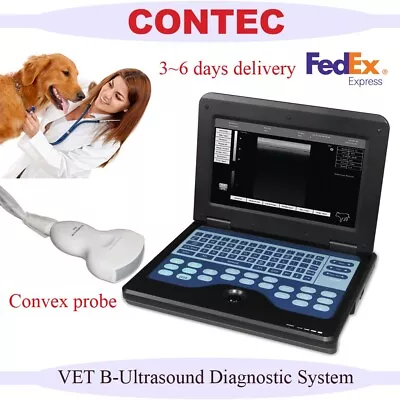 VET Portable Veterinary Ultrasound Scanner Machine With Convex Probeanimals Use • $1249