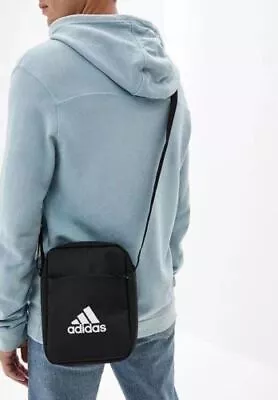 Adidas Classic Canvas Mini Shoulder Crossbody Bag - Black • $34.95